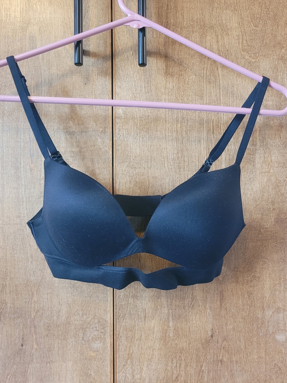 Victoria's Secret Black Padded Push-up Wireless Bra